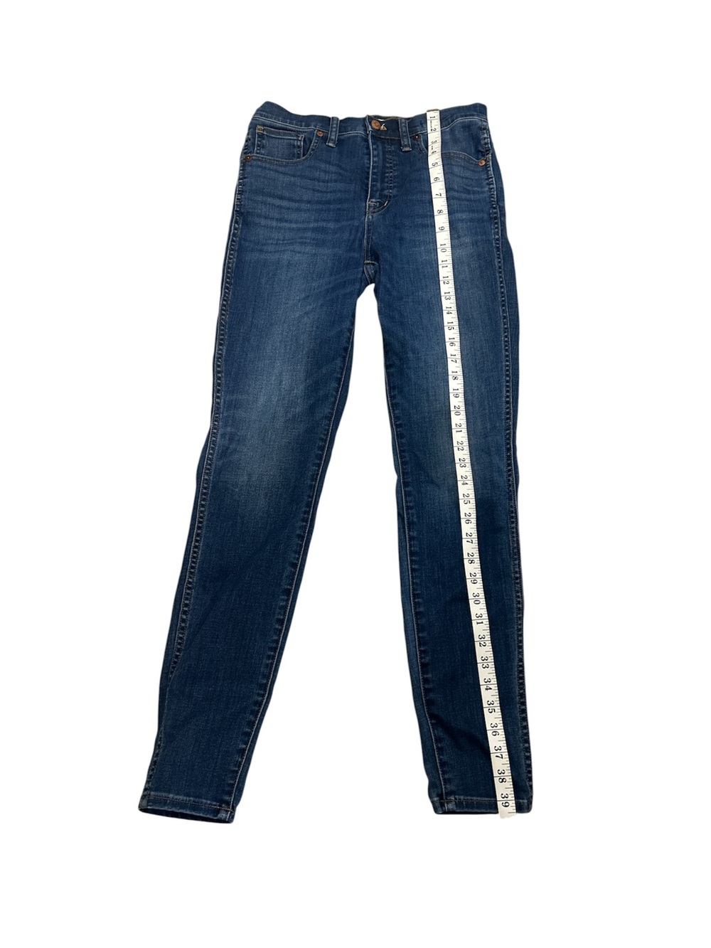 Madewell Indigo 10 inch High Rise Skinny Jeans